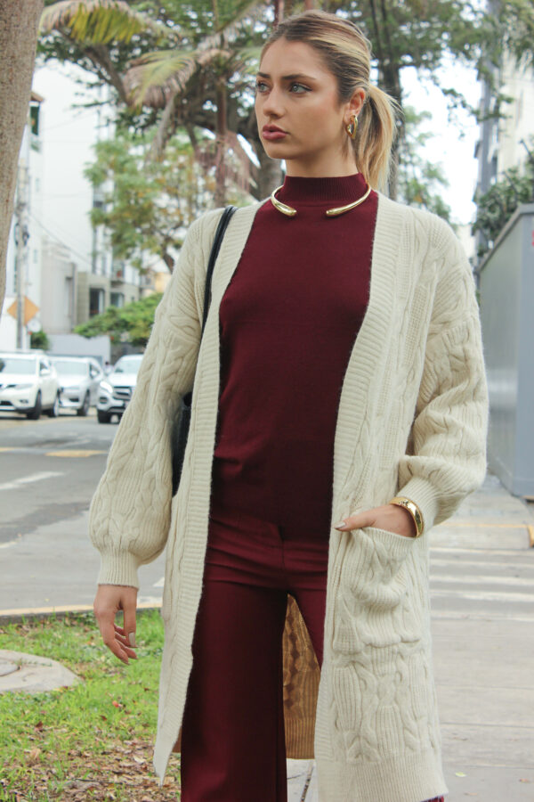 Cardigan con textura - Imagen 3