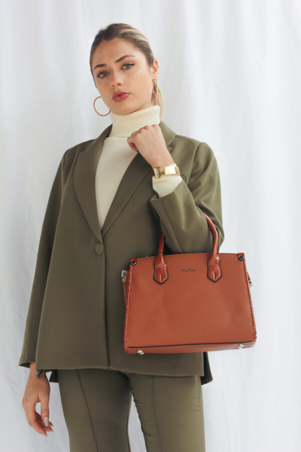 Cartera con print en asa