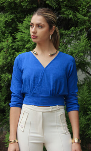 Blusa cruzada