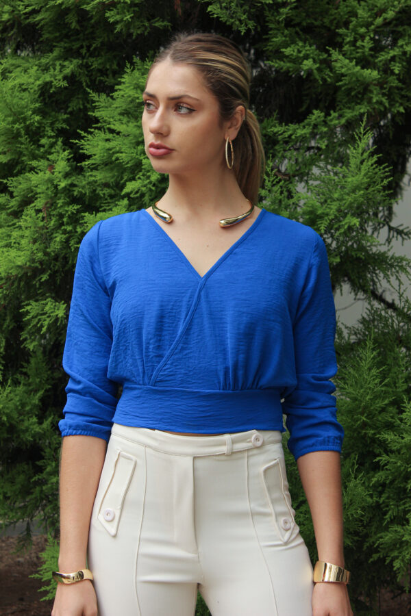 Blusa cruzada