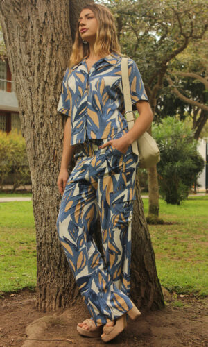 Pantalón Cargo Print
