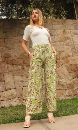 Palazzo Print Pinzas