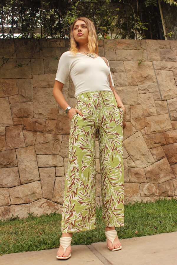 Palazzo Print Pinzas
